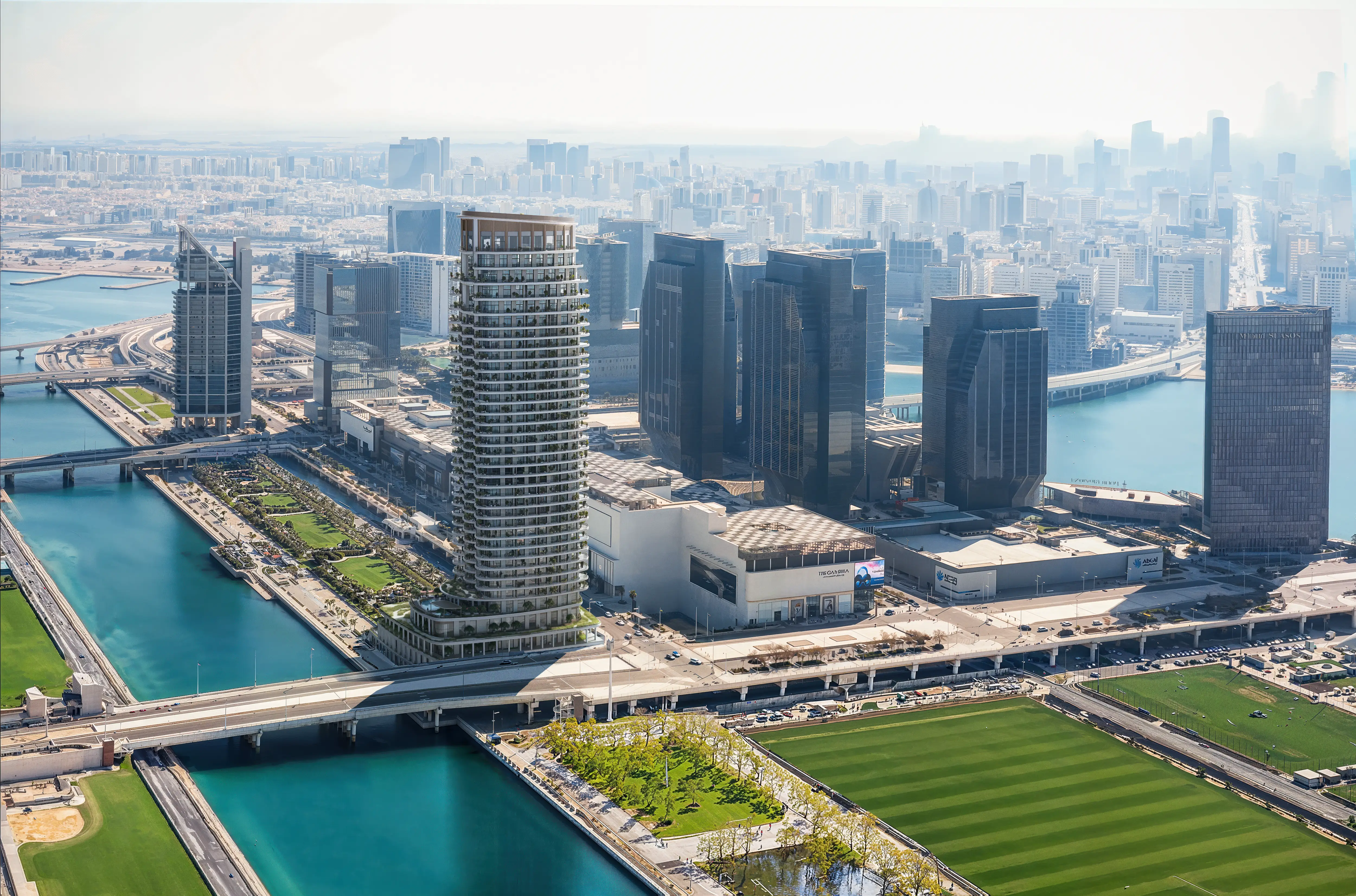 Al Maryah Island aerial view